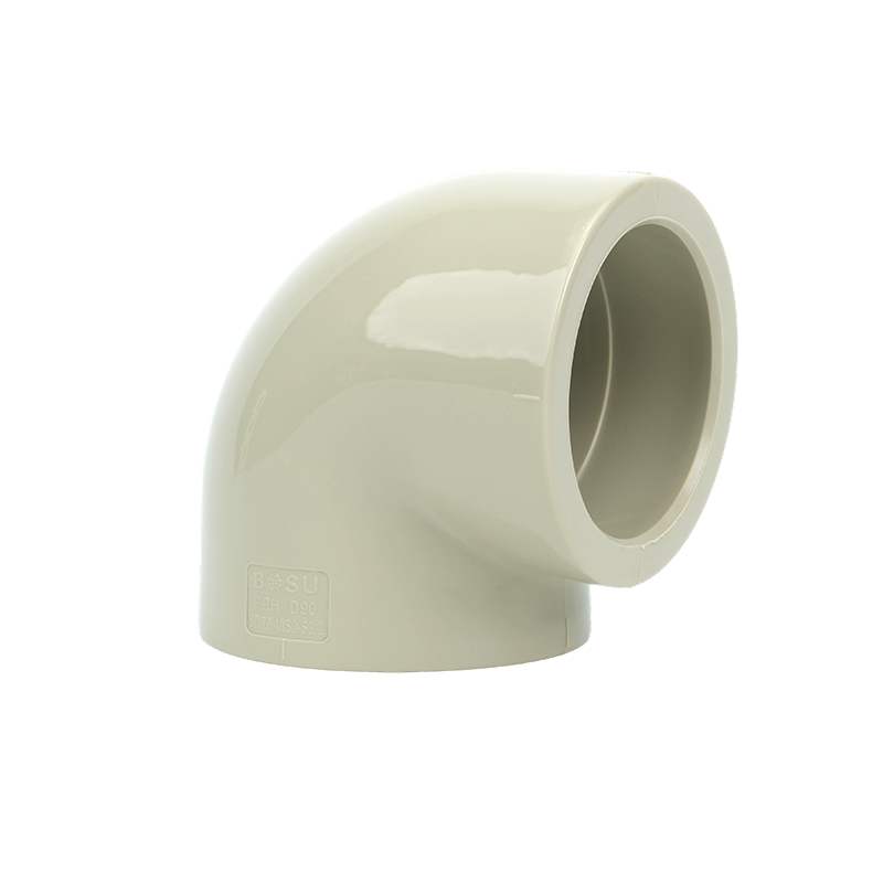 β--PPH 90 graden elleboog thermofusie-fitting 1,6 MPa