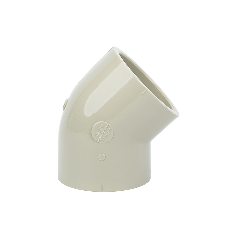 β-PPH 45 graden elleboog korte stomplasfitting